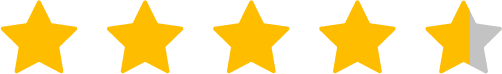 4.5 stas icon google rating